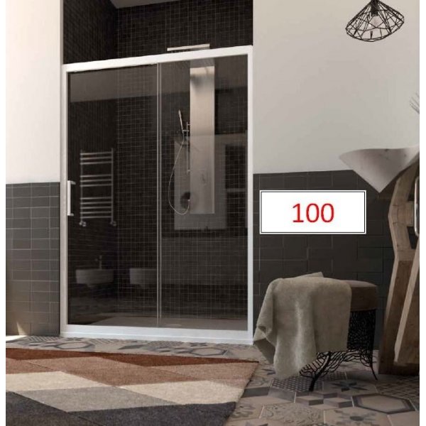 Evolution Forte porta scorrevole per nicchia da 100